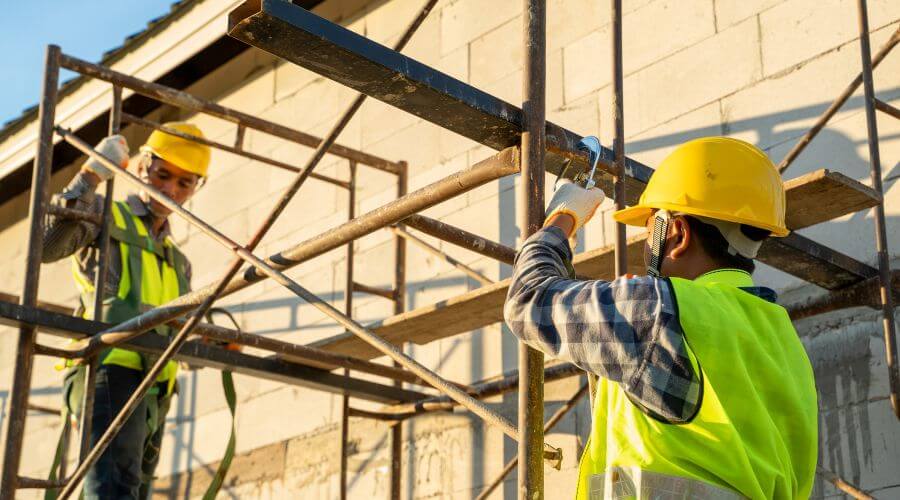 Professional gutter cleaning in New England, ND